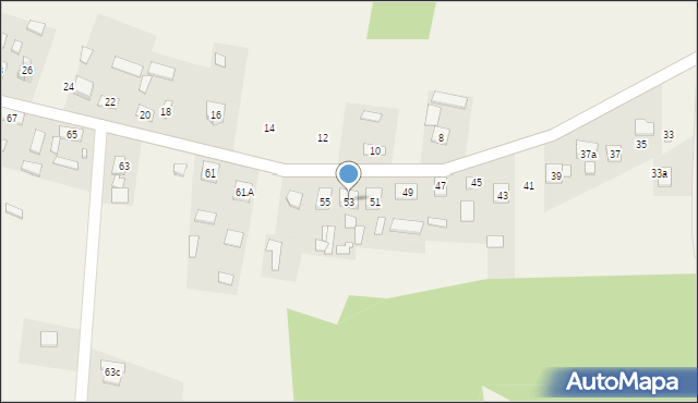 Komórki, Komórki, 53, mapa Komórki