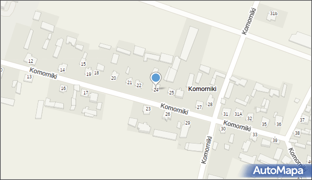 Komorniki, Komorniki, 24, mapa Komorniki