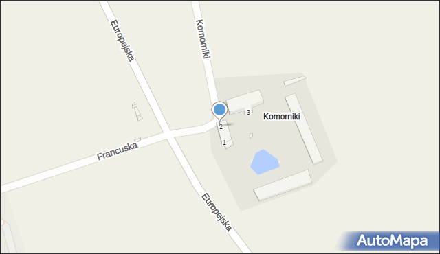 Komorniki, Komorniki, 2, mapa Komorniki