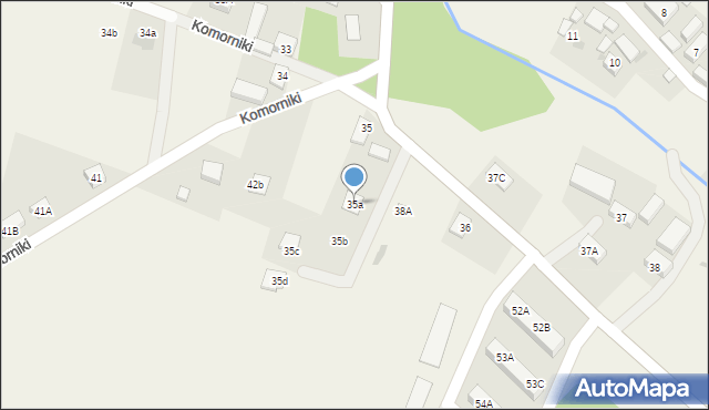 Komorniki, Komorniki, 35a, mapa Komorniki