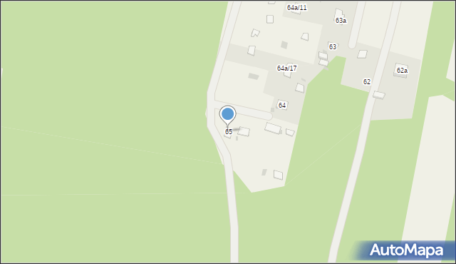 Komorów, Komorów, 65, mapa Komorów