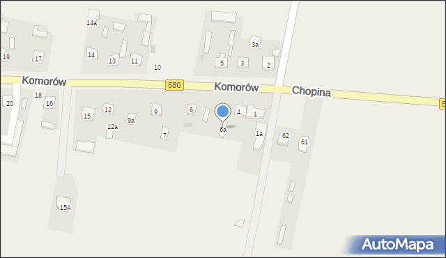 Komorów, Komorów, 6a, mapa Komorów