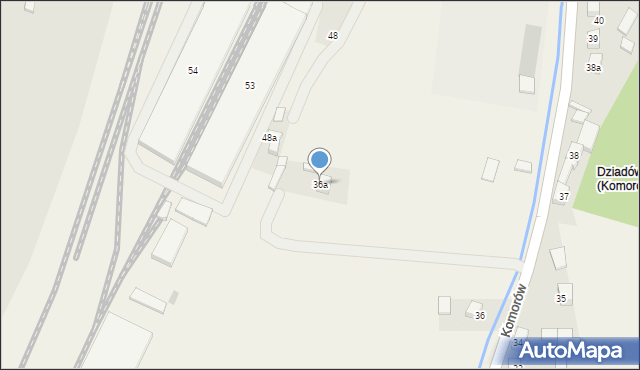 Komorów, Komorów, 36a, mapa Komorów