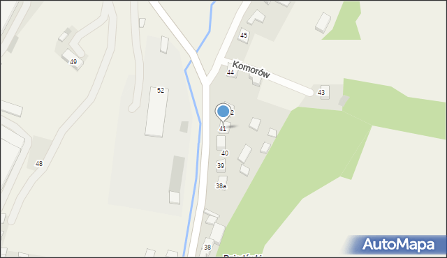 Komorów, Komorów, 41, mapa Komorów