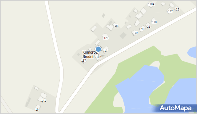 Komorów, Komorów, 122, mapa Komorów