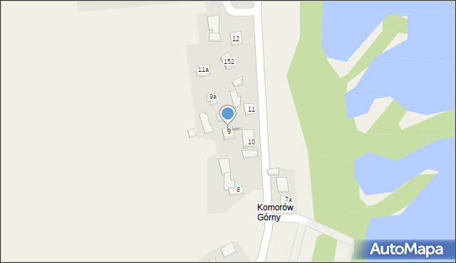 Komorów, Komorów, 9, mapa Komorów