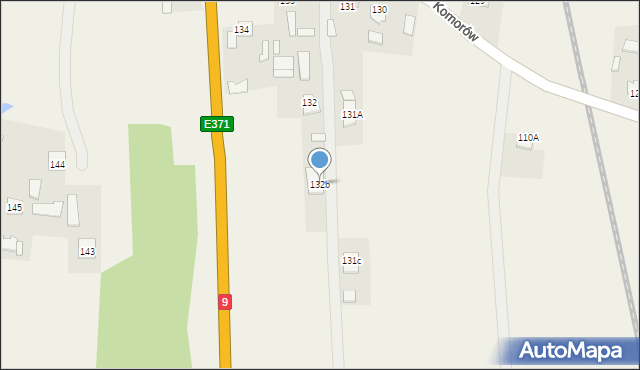 Komorów, Komorów, 132b, mapa Komorów