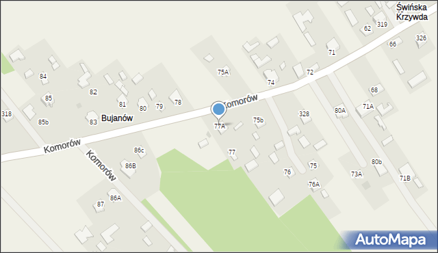 Komorów, Komorów, 77A, mapa Komorów