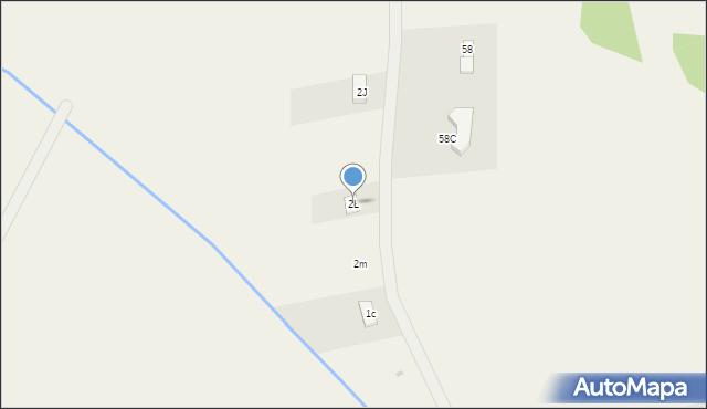 Komorów, Komorów, 2Ł, mapa Komorów