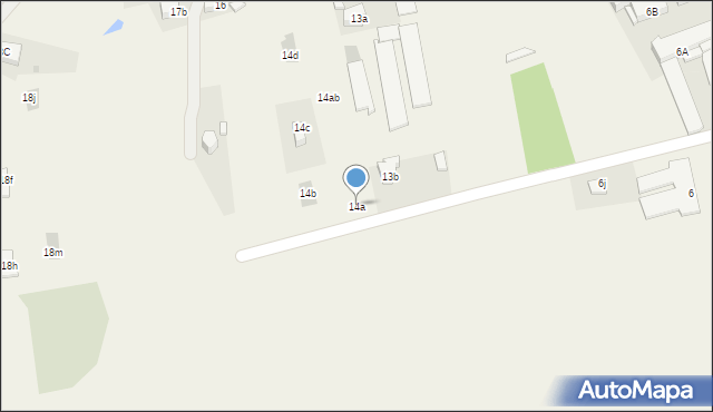 Komorów, Komorów, 14a, mapa Komorów