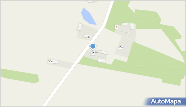 Komorów, Komorów, 46, mapa Komorów