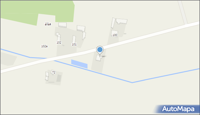 Komorów, Komorów, 72a, mapa Komorów