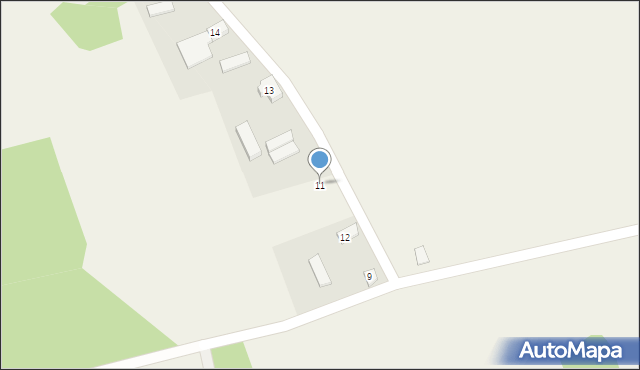 Komorowice, Komorowice, 11, mapa Komorowice