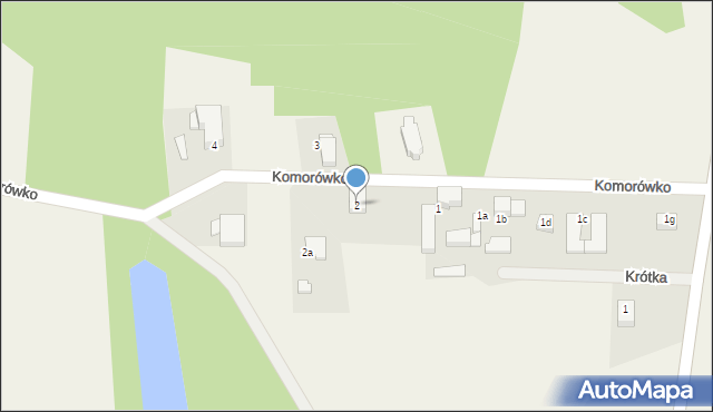 Komorówko, Komorówko, 2, mapa Komorówko