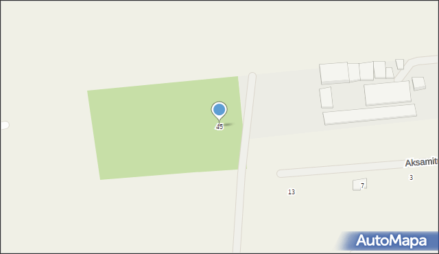 Komorowo, Kolejowa, 45, mapa Komorowo