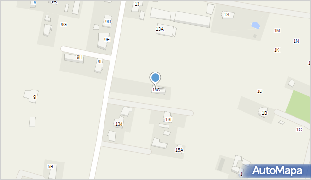 Komorowo, Komorowo, 13C, mapa Komorowo