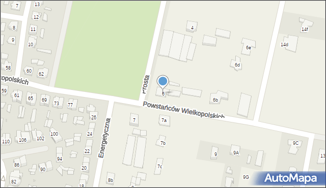 Komorowo, Komorowo, 6, mapa Komorowo