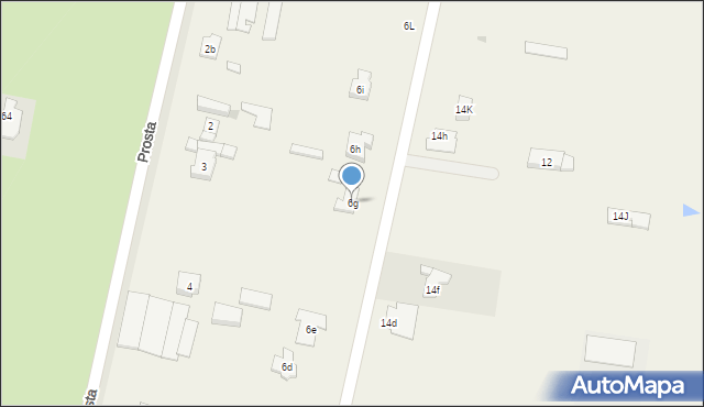 Komorowo, Komorowo, 6g, mapa Komorowo