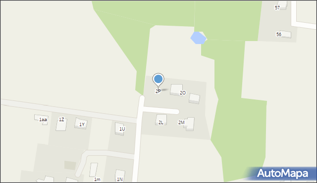 Komorowo Żuławskie, Komorowo Żuławskie, 2P, mapa Komorowo Żuławskie