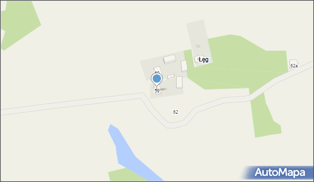 Konary, Konary, 59, mapa Konary