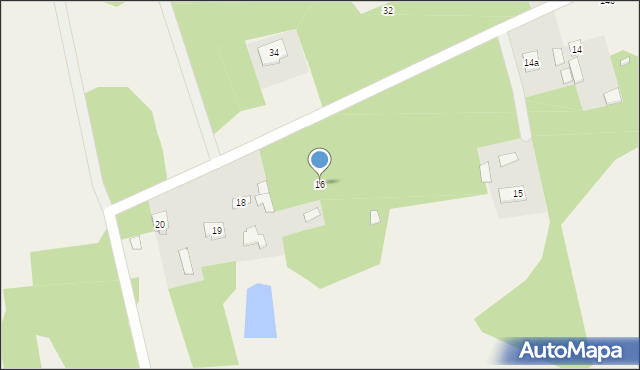 Konary, Konary, 16, mapa Konary