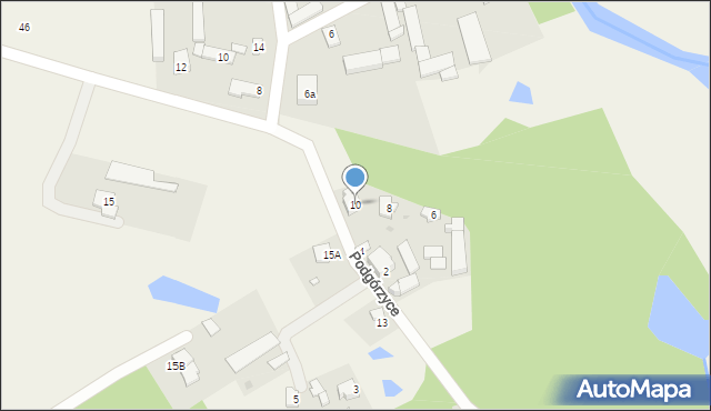 Konary, Konary, 10, mapa Konary