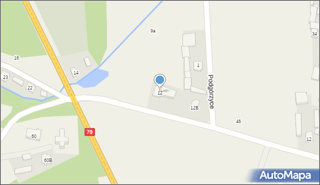 Konary, Konary, 12, mapa Konary