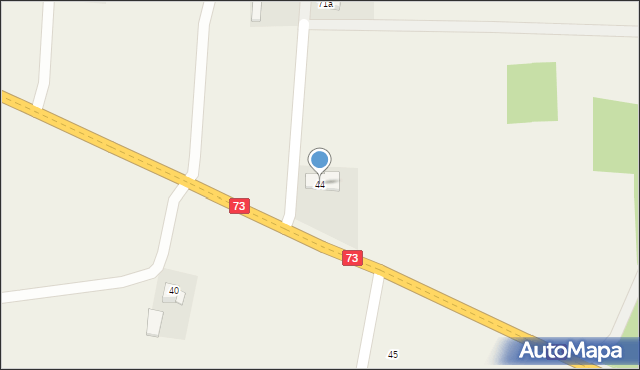 Konary, Konary, 44, mapa Konary