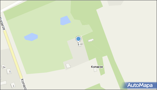 Konarze, Konarze, 8, mapa Konarze