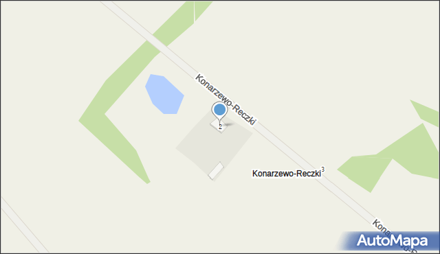 Konarzewo-Marcisze, Konarzewo-Reczki, 2, mapa Konarzewo-Marcisze