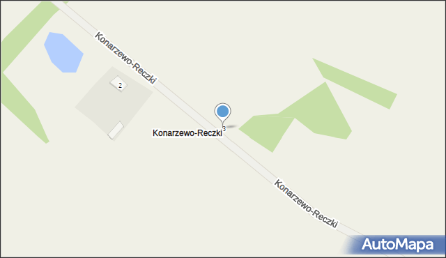 Konarzewo-Marcisze, Konarzewo-Reczki, 3, mapa Konarzewo-Marcisze