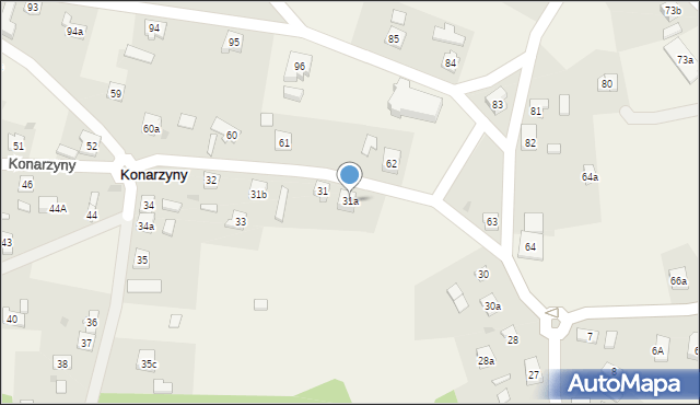 Konarzyny, Konarzyny, 31a, mapa Konarzyny