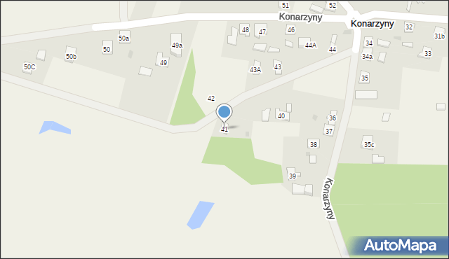 Konarzyny, Konarzyny, 41, mapa Konarzyny
