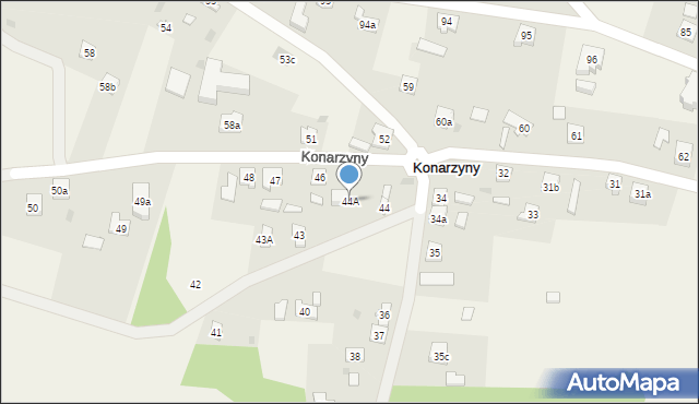 Konarzyny, Konarzyny, 44A, mapa Konarzyny