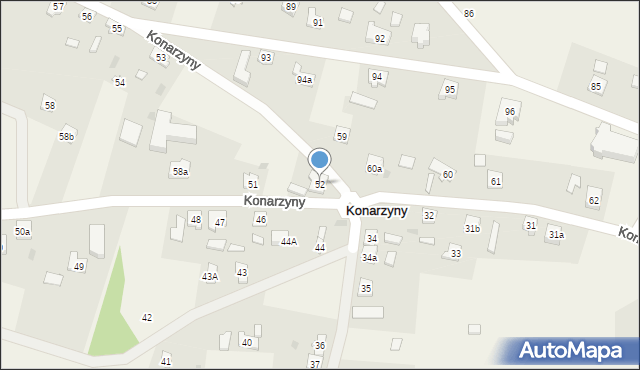 Konarzyny, Konarzyny, 52, mapa Konarzyny