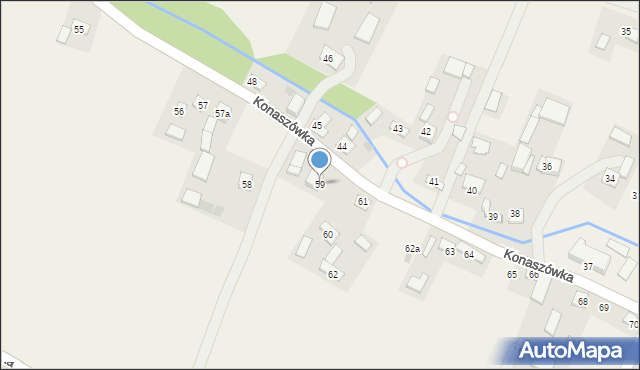 Konaszówka, Konaszówka, 59, mapa Konaszówka