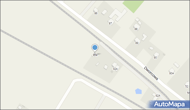 Kończewice, Kończewice, 92d, mapa Kończewice