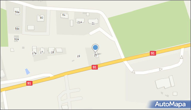Kończyce, Kończyce, 20, mapa Kończyce
