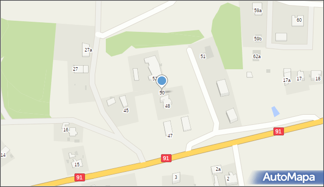 Kończyce, Kończyce, 50, mapa Kończyce