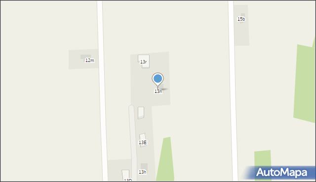 Kończyce-Kolonia, Kończyce-Kolonia, 13n, mapa Kończyce-Kolonia