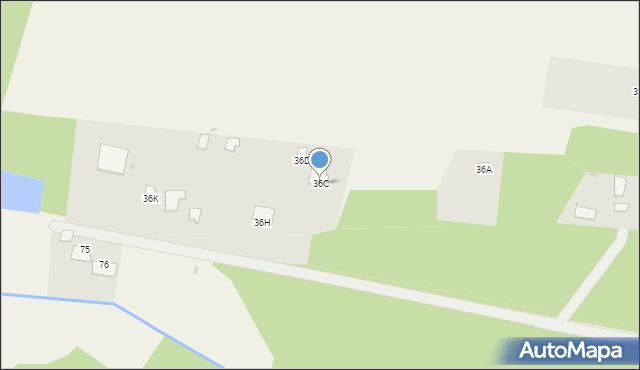 Kończyce-Kolonia, Kończyce-Kolonia, 36C, mapa Kończyce-Kolonia