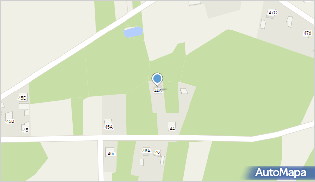 Kończyce-Kolonia, Kończyce-Kolonia, 44A, mapa Kończyce-Kolonia