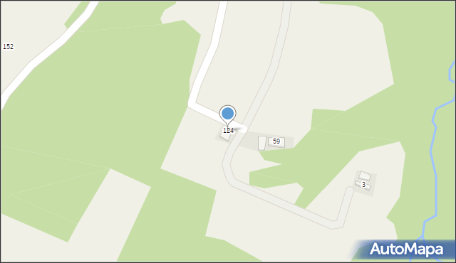 Kończyska, Kończyska, 124, mapa Kończyska