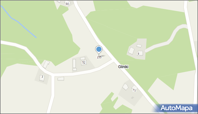 Kończyska, Kończyska, 155, mapa Kończyska