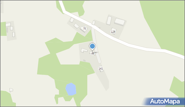 Kończyska, Kończyska, 49, mapa Kończyska