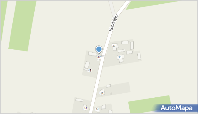 Kondrajec, Kondrajec, 42, mapa Kondrajec