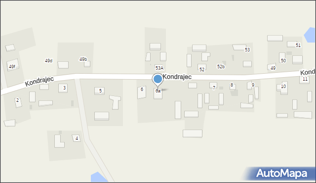 Kondrajec, Kondrajec, 6a, mapa Kondrajec