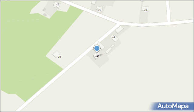 Kondrajec Szlachecki, Kondrajec Szlachecki, 24a, mapa Kondrajec Szlachecki