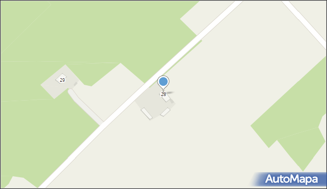 Kondrajec Szlachecki, Kondrajec Szlachecki, 28, mapa Kondrajec Szlachecki