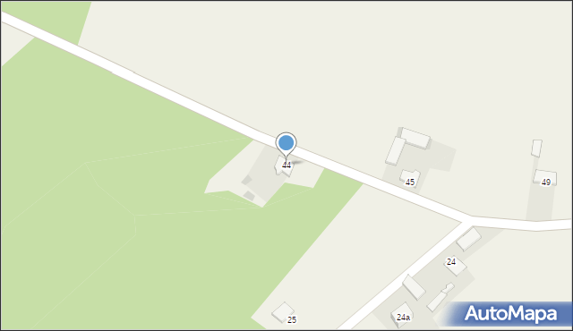 Kondrajec Szlachecki, Kondrajec Szlachecki, 44, mapa Kondrajec Szlachecki